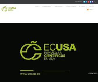 Ecusa.es(Asociación de Científicos Españoles en Estados Unidos) Screenshot