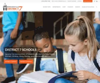 Ecusd7.org(Edwardsville Community Unit School District #7) Screenshot