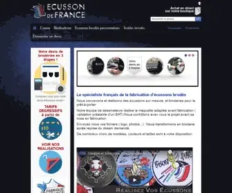 Ecusson-DE-France.fr(Brodé) Screenshot