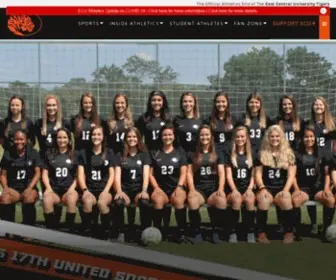 Ecutigers.com(East Central University Athletics) Screenshot