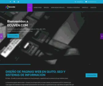 Ecuven.com(Páginas Web Quito) Screenshot