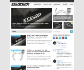 Ecuworx.co.uk(Custom Tools for tuning and modifying your vehicles ECU) Screenshot