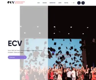 Ecvdigital.fr(ECV Creative Schools & Community) Screenshot