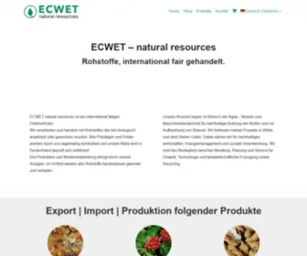 Ecwet-Group.com(ECWET) Screenshot