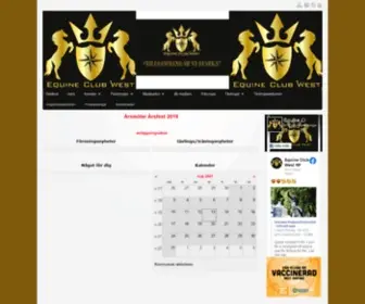 ECWRF.se(Equine Club West RF) Screenshot