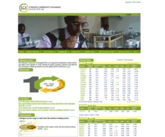 ECX.com.et(Ethiopia Commodity Exchange) Screenshot