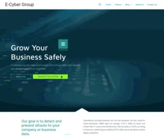 Ecybergroup.com(Be perfectly Secure with us) Screenshot