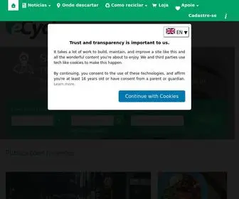 Ecycle.com.br(Sua pegada mais leve) Screenshot