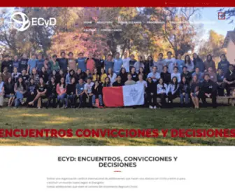 Ecydchile.cl(ECyD Chile) Screenshot