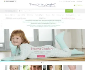 Eczemaclothing.com(Pure Cotton Comfort) Screenshot