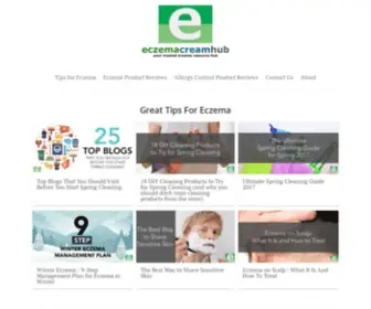 Eczemacreamhub.com(Eczema Cream Hub) Screenshot