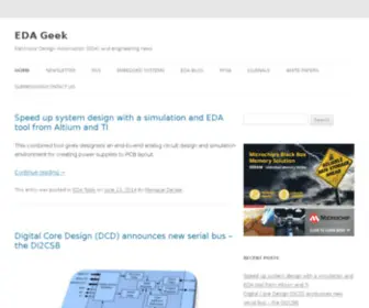 Edageek.com(EDA Geek) Screenshot