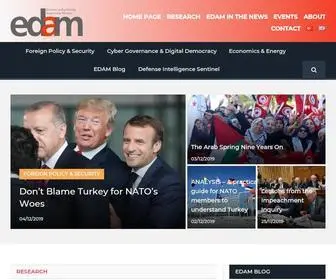 Edam.org.tr(Ekonomi ve Dış Politika Araştırma Derneği) Screenshot