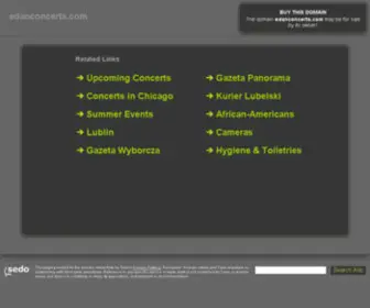 Edanconcerts.com(Edanconcerts) Screenshot