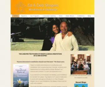 Edanddebshapiro.com(Meditation & Mindfulness Coaching for Individuals & Professionals) Screenshot