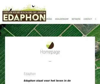 Edaphon.nl(WordPress) Screenshot