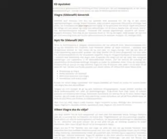 Edapoteket.com(Online ED Apoteket) Screenshot
