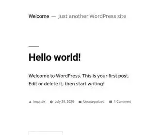 Edariel.com(Just another WordPress site) Screenshot