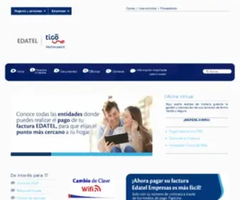 Edatel.com.co(EDATEL Telecomunicaciones) Screenshot