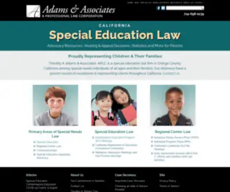 Edattorneys.com(California Special Education Law & Advocacy) Screenshot