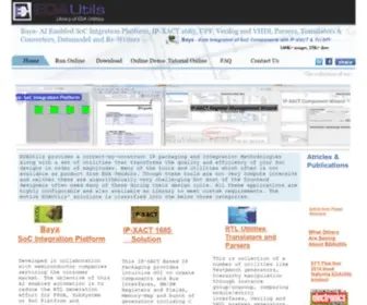 Edautils.com(Library of EDA Utilities) Screenshot