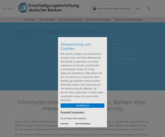 EDB-Banken.de(Entschädigungseinrichtung) Screenshot