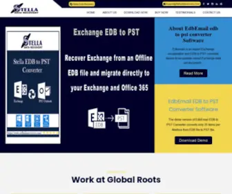 Edbemail.com(EDB to PST converter tool) Screenshot