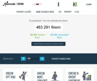 EDB.sk(B2B databáza firiem) Screenshot