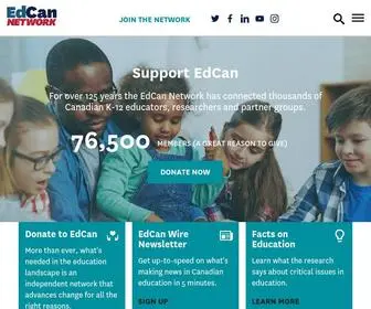 Edcan.ca(EdCan Network) Screenshot
