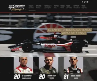 Edcarpenterracing.com(Ed Carpenter Racing) Screenshot