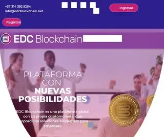 Edcblockchain.net(Envia, recibe y guardar monedas digitales) Screenshot