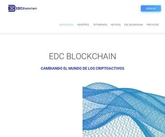 Edcblockchainhispano.com(EDC Blockchain Hispano) Screenshot