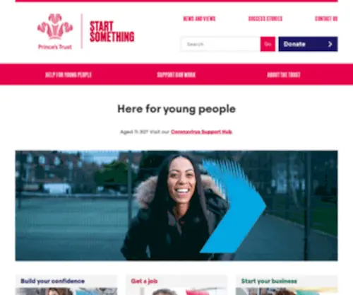 EDCC.org.uk(The Prince's Trust) Screenshot