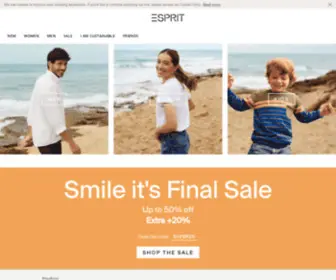 EDC.com(Esprit Fashion for Women) Screenshot