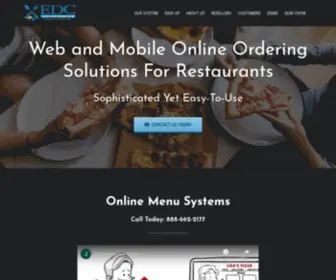 Edcinteractive.com(Web and Mobile Online Ordering Solutions For Restaurants) Screenshot