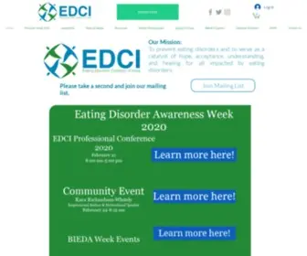 Edciowa.com(Eating Disorders) Screenshot