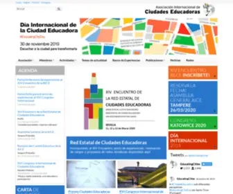 Edcities.org(Ciudades Educadoras) Screenshot