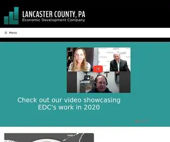 Edclancaster.com(Economic Development Company of Lancaster County) Screenshot