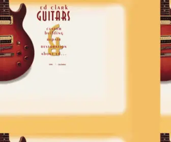 Edclarkguitars.com(Ed Clark Guitars) Screenshot