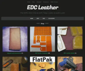 Edcleather.com(Products Archive) Screenshot