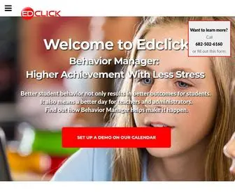 Edclick.com(Behavior Manager) Screenshot