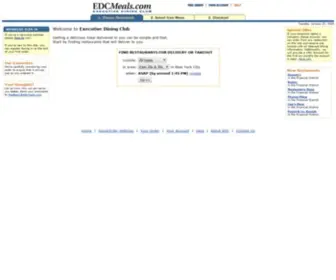 Edcmeals.com(/edc) Screenshot