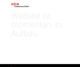 Edco.de(Edco Engineering GmbH) Screenshot