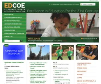 Edcoe.org(El Dorado County Office of Education) Screenshot