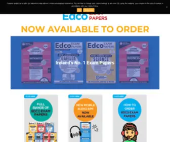 Edcoexampapers.ie(The Educational Company of Ireland) Screenshot