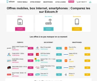 Edcom.fr(Offres mobiles) Screenshot