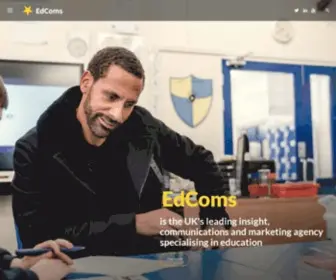 Edcoms.com(Education Insight and Marketing Specialists) Screenshot