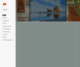 Edcug.org(El Dorado Computer Users Group) Screenshot