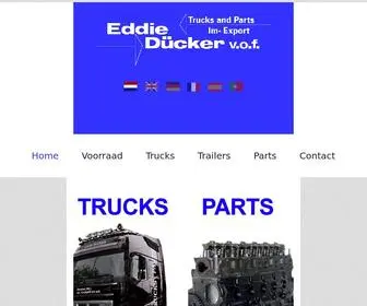 Eddieducker.nl(Eddie Ducker Trucks & Parts V.O.F) Screenshot