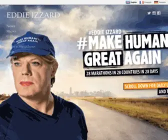 Eddieizzard.com(Eddie Izzard) Screenshot